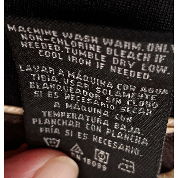 APOSTROPHE Skirt Size 8 Brown Tan Cream Graphic Pattern Lined Lace Hem - Picture 8 of 9